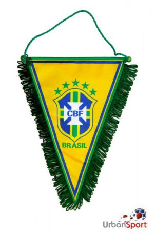 Вымпел сборной Бразилии треугольный