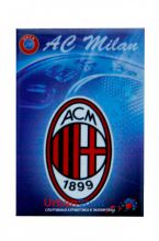Магнит с эмблемой ФК Милан прямоугольный