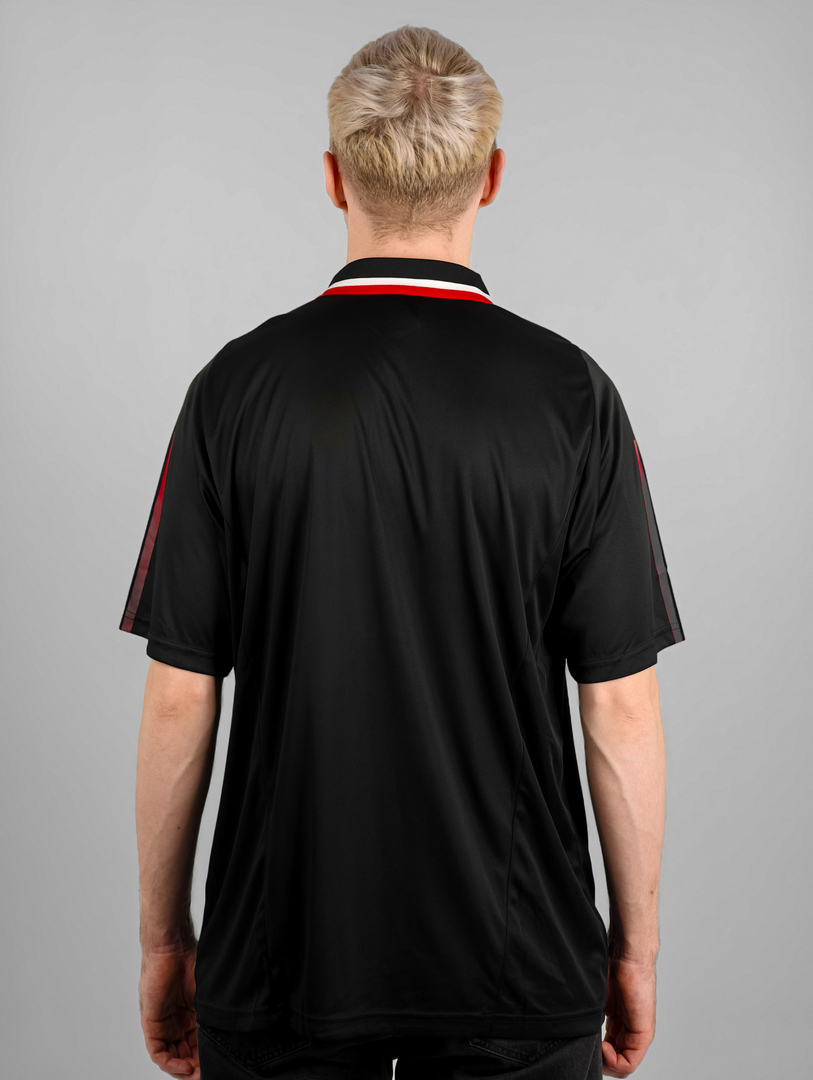 Майка-поло Манчестер Юнайтед черная Adidas