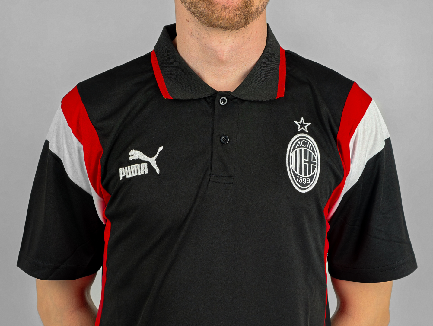 Майка-поло Милан черная Puma