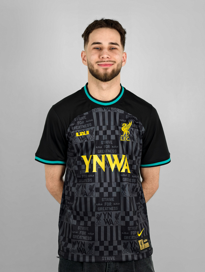 Фанатская Ливерпуль майка Леброн Джеймс