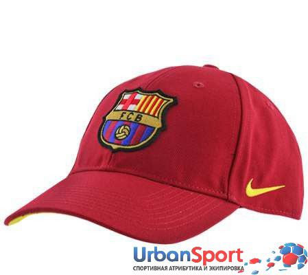 Бейсболка (кепка) ФК Барселона Nike красная