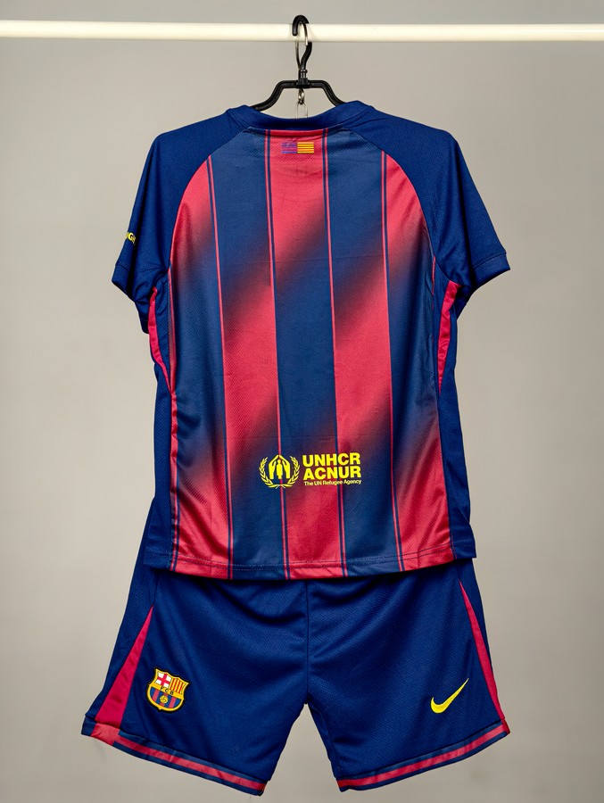 Basic детская Барселона 25/26 футбольная форма домашняя