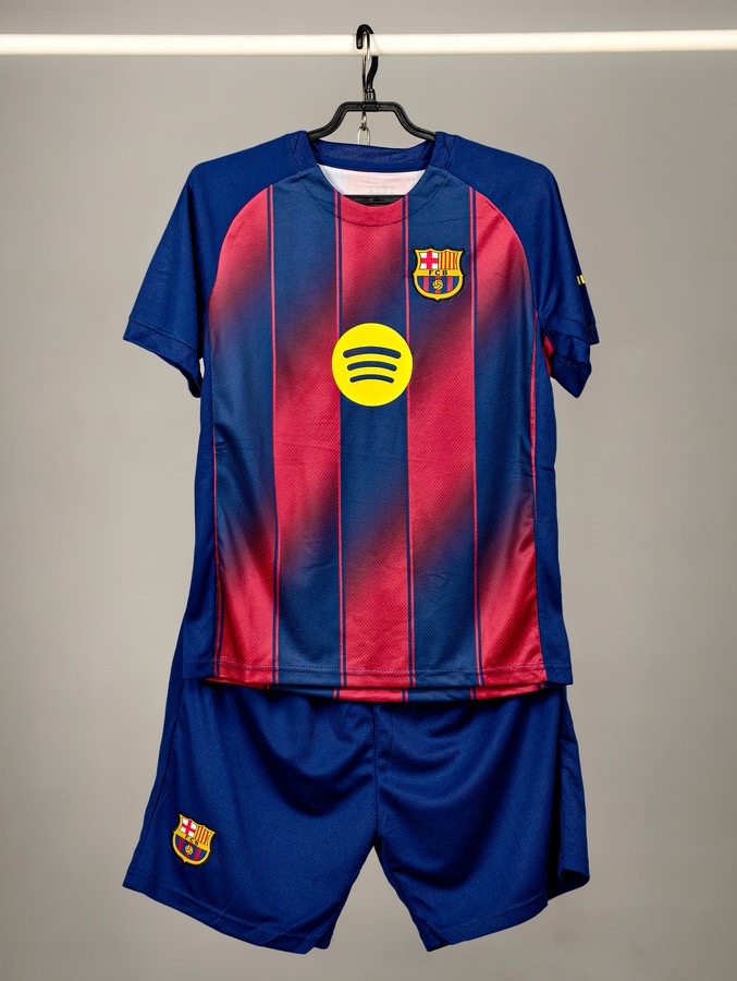 Econom детская Барселона 25/26 футбольная форма домашняя