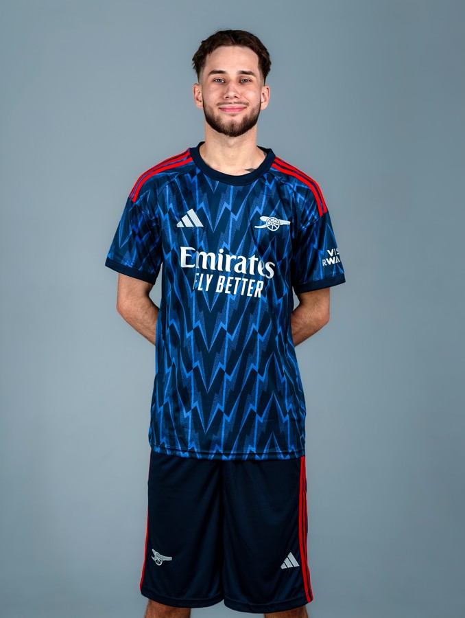 Basic Арсенал 25/26 форма футбольная гостевая