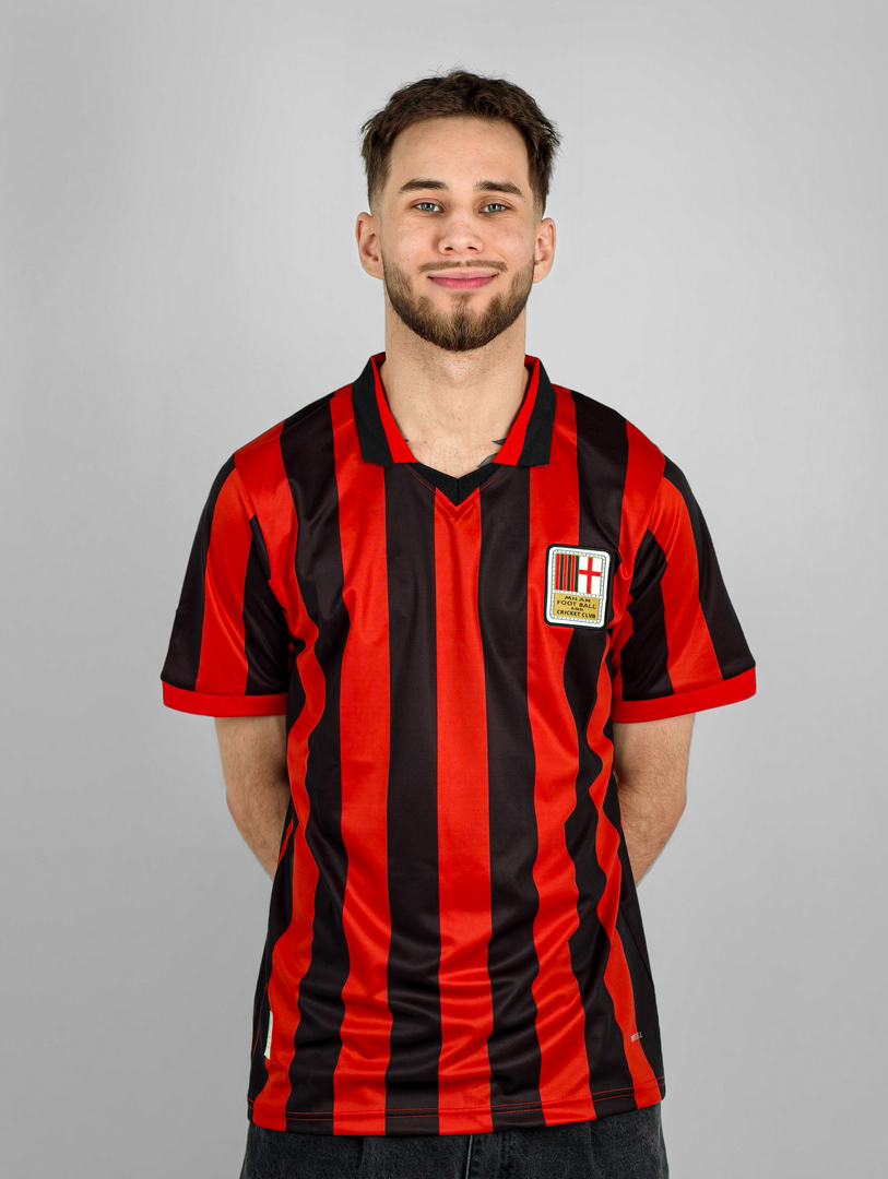 Фанатская Милан майка футбольная юбилейная