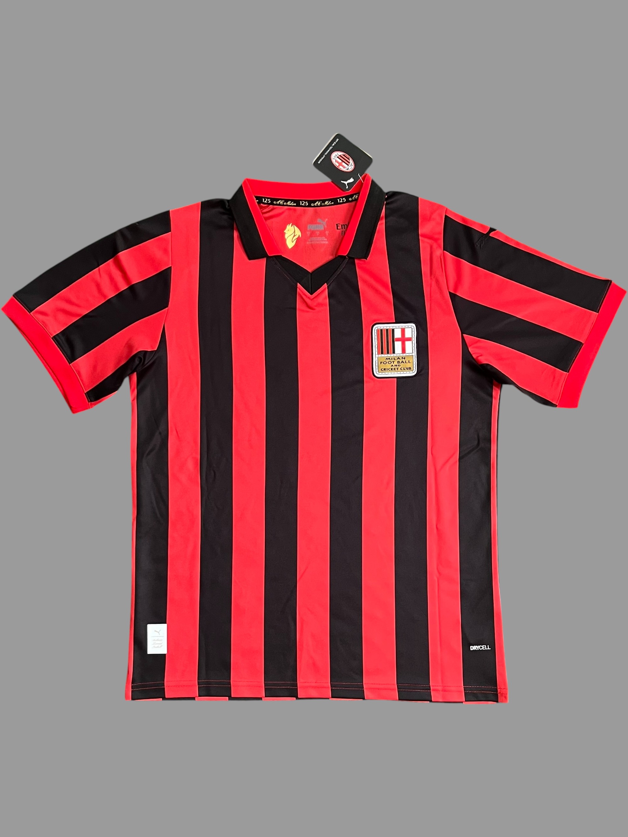 Фанатская Милан майка футбольная юбилейная