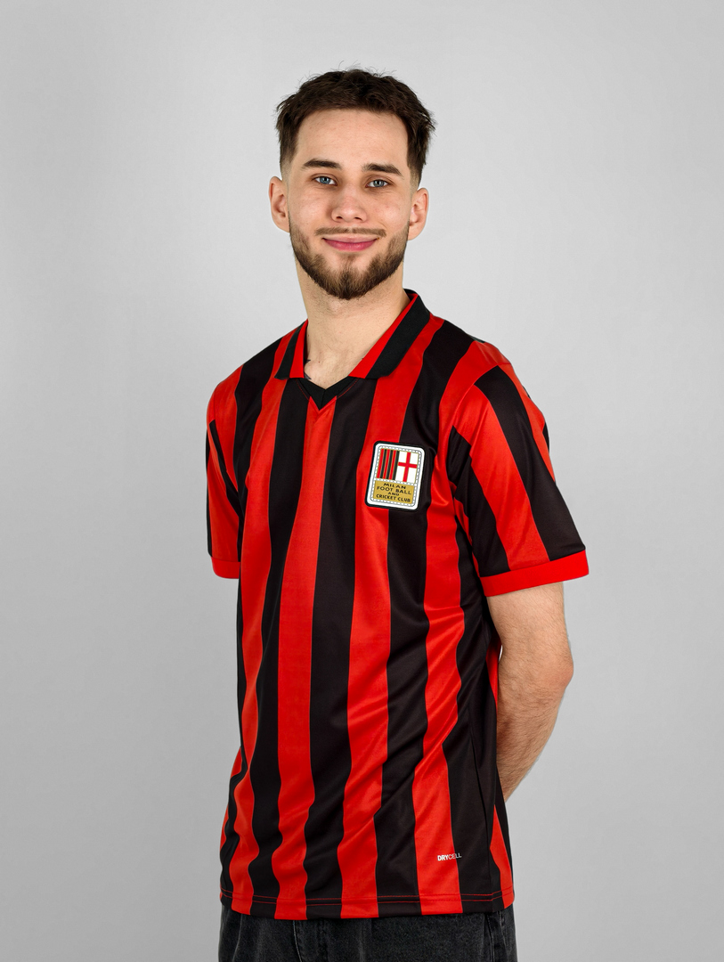 Фанатская Милан майка футбольная юбилейная