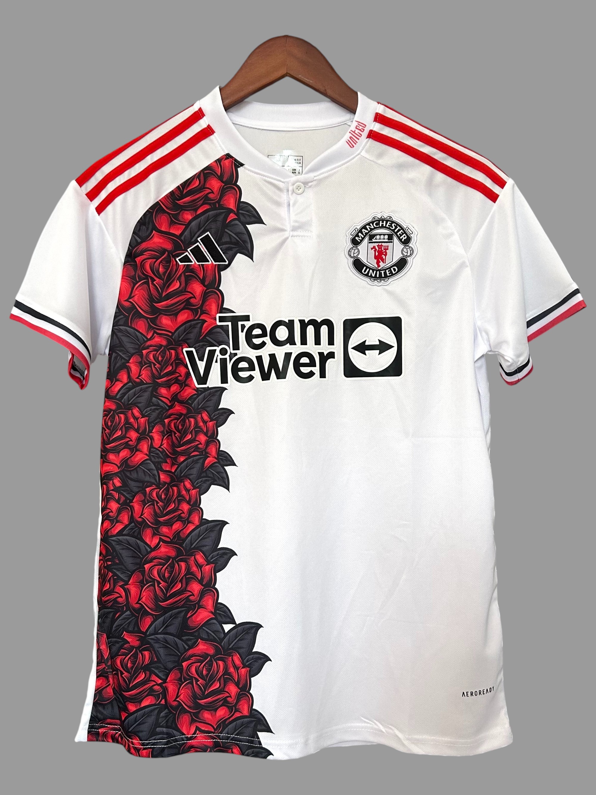 Фанатская Манчестер Юнайтед 25/26 майка футбольная с розами