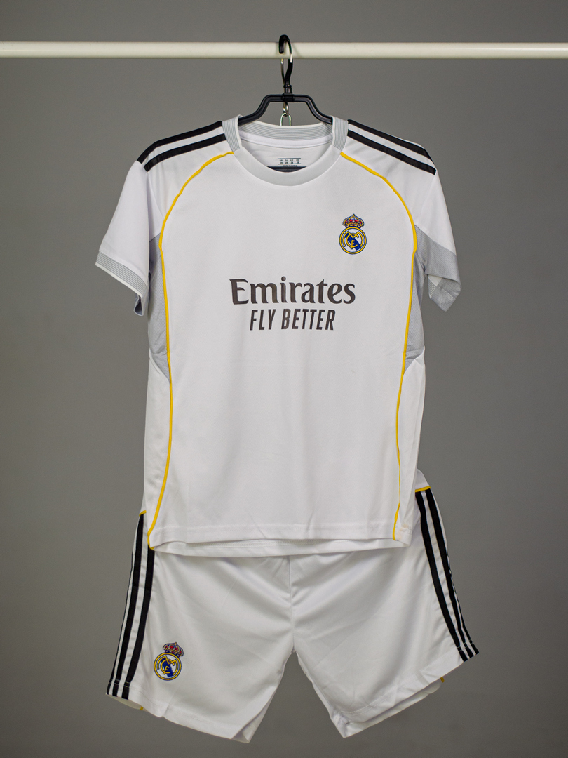 Econom детская Реал Мадрид 25/26 футбольная форма домашняя