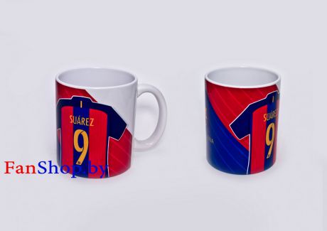 Кружка керамическая ФК Барселона Suarez