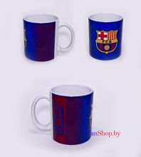 Кружка керамическая ФК Барселона красно-синие точки