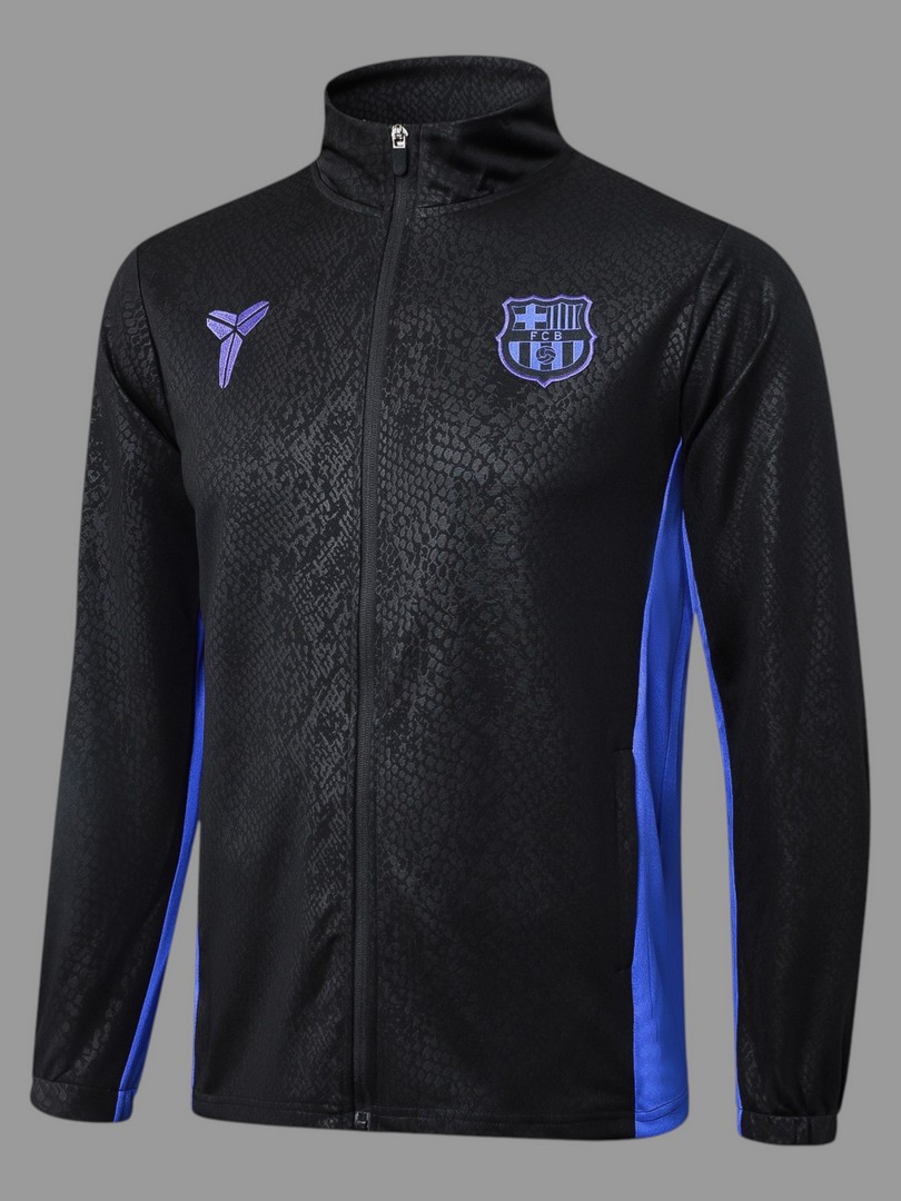 Олимпийка Барселона черно-фиолетовая