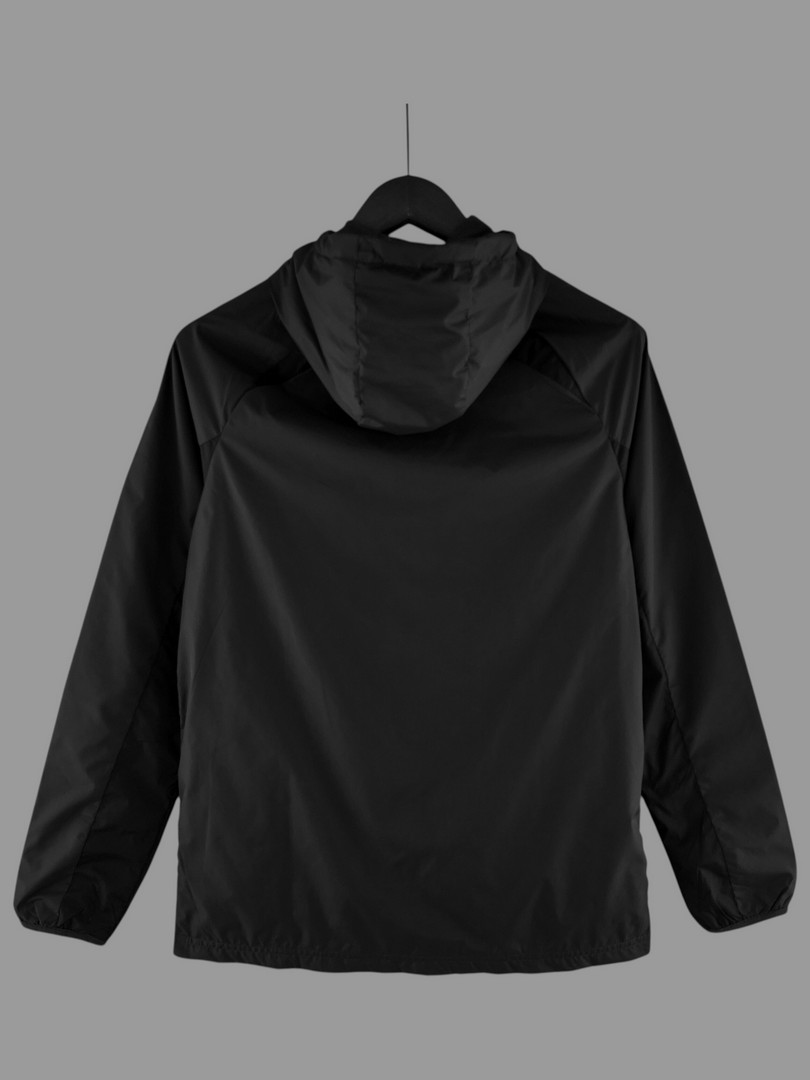 Ветровка Барселона черно-фиолетовая