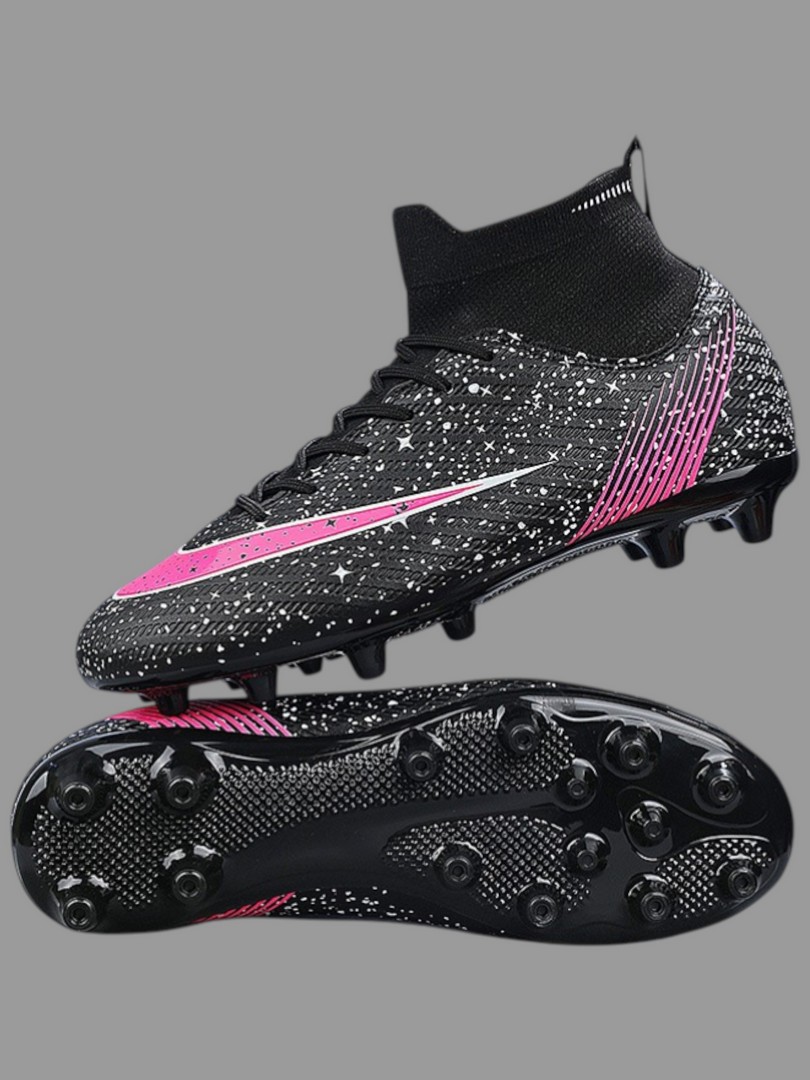 Бутсы копия Nike Mercurial Vapor 32-45 р-р черно-розовые