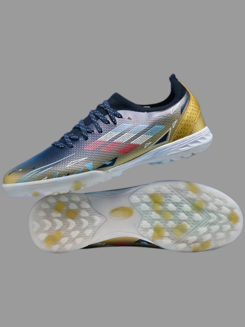 Сороконожки копия Adidas 32-45 р-р черно-золотые