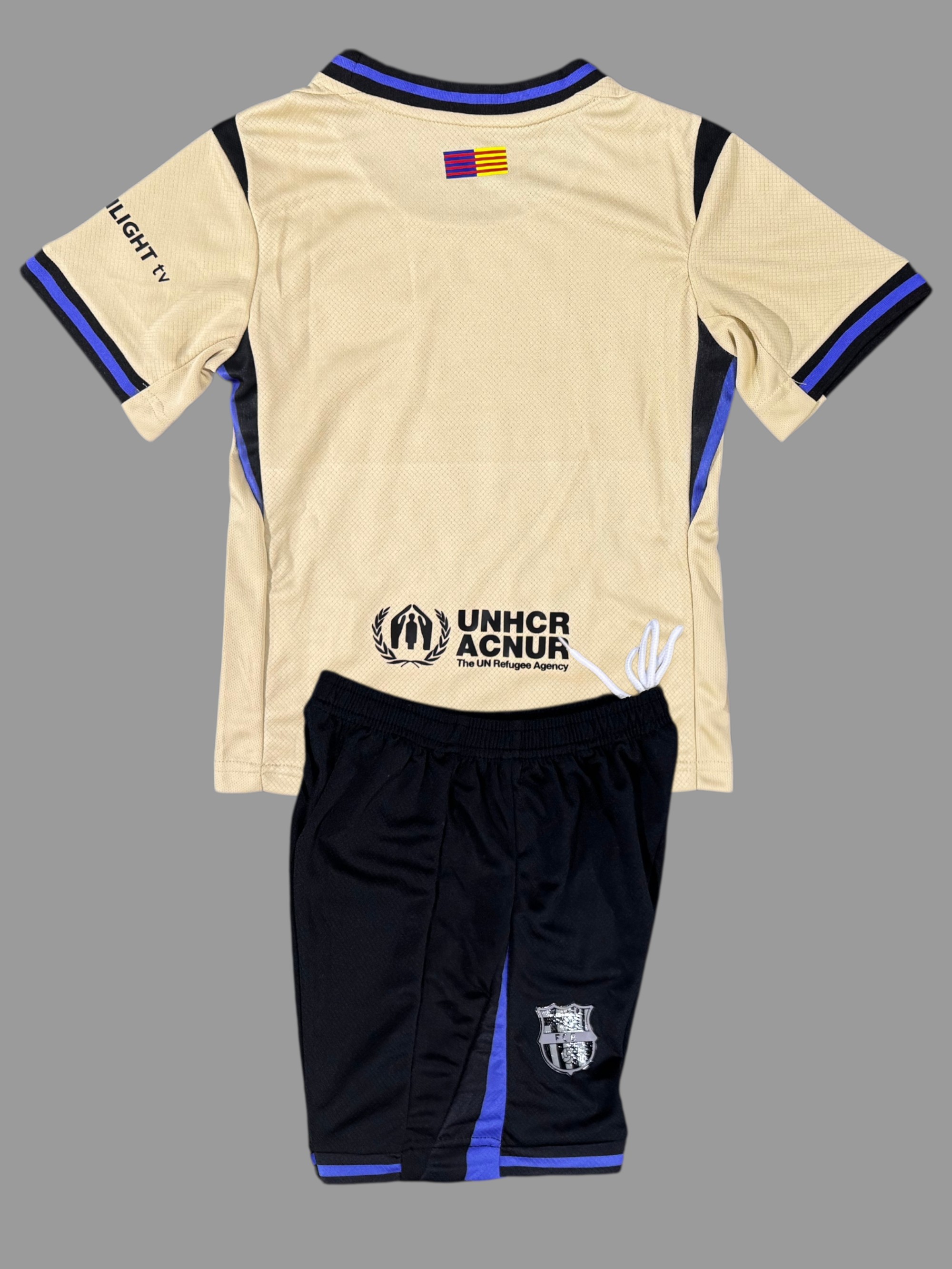 Basic детская Барселона 25/26 футбольная форма гостевая