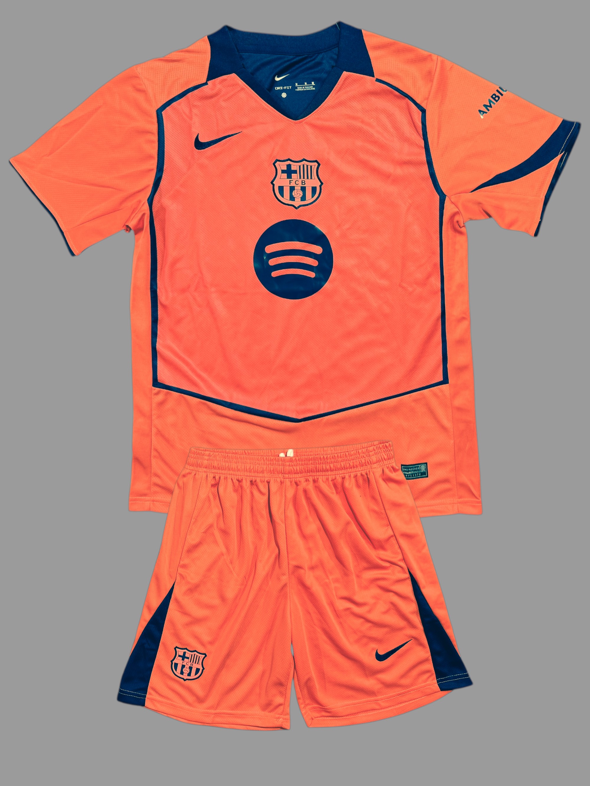 Basic детская Барселона 25/26 футбольная форма резервная