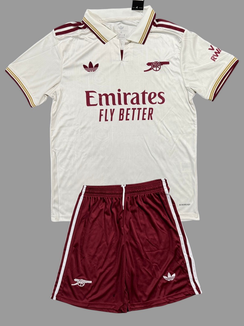 Basic детская Арсенал 25/26 футбольная форма резервная