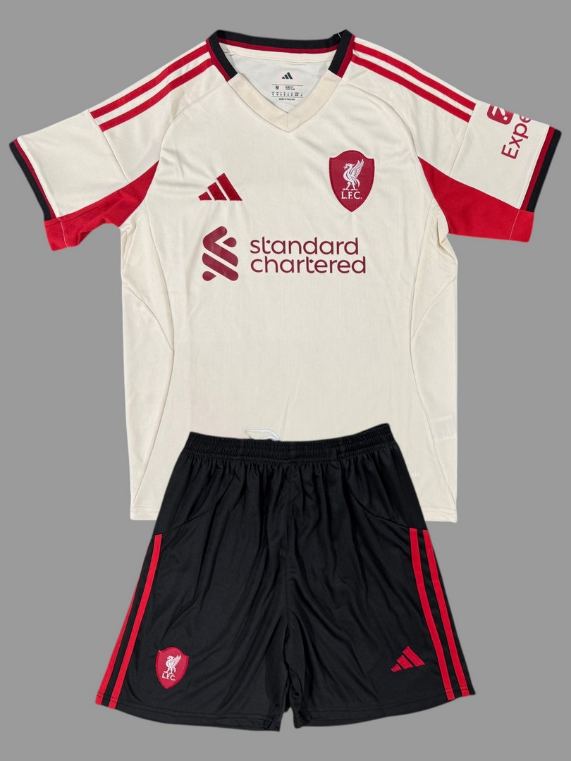Basic детская Ливерпуль 25/26 футбольная форма гостевая